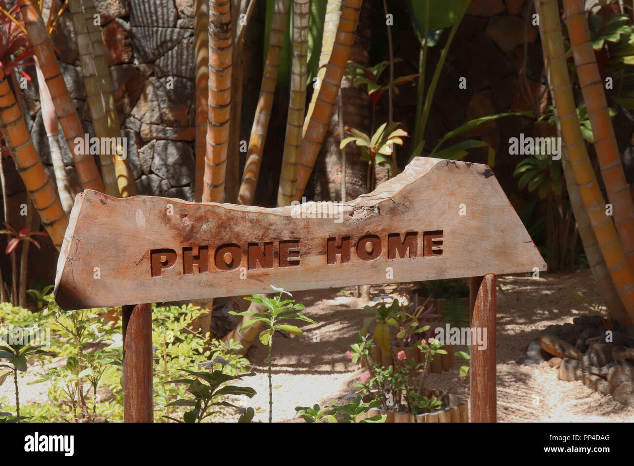 Phone home sign Banque D'Images