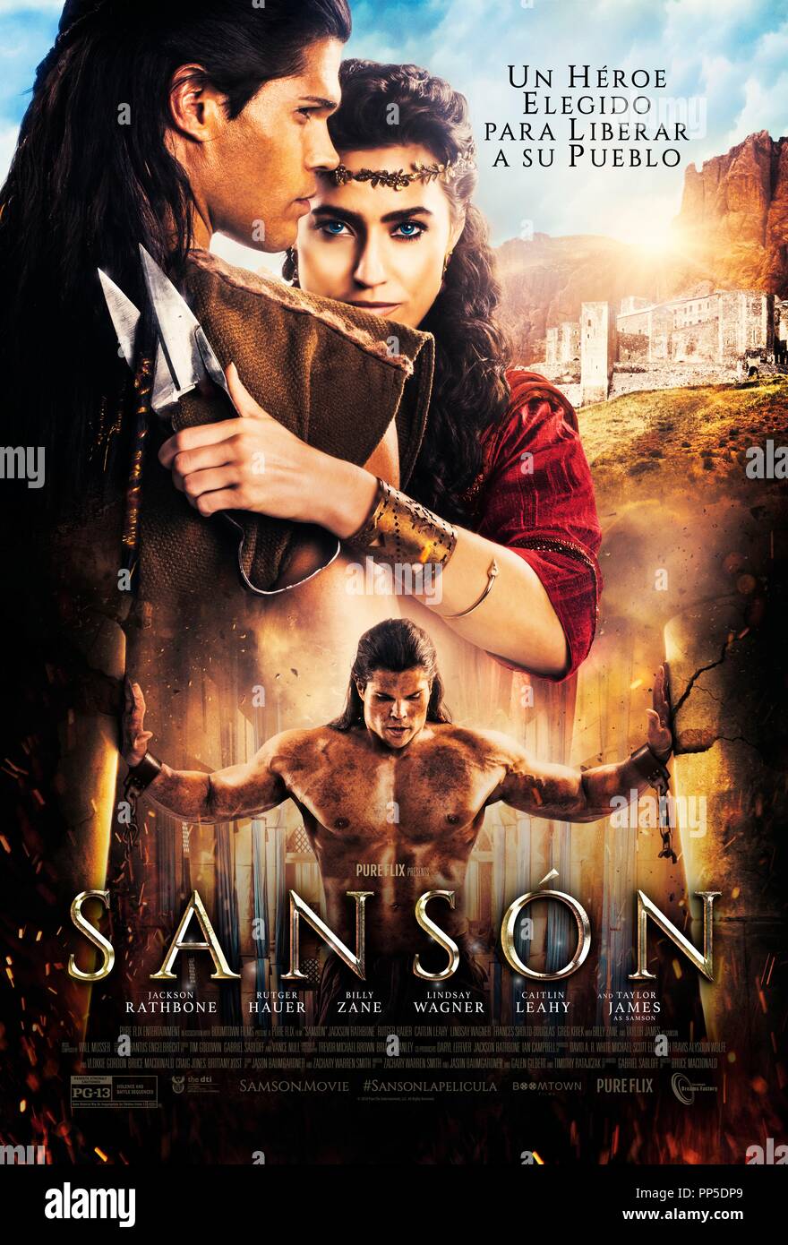 Titre original : SAMSON. Titre en anglais : SAMSON. Année : 2018. Réalisateur : BRUCE MACDONALD. Credit : Pure Flix Productions / Boomtown films / Album Banque D'Images