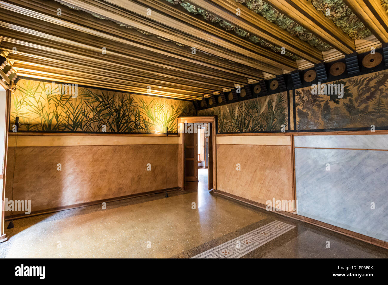 Casa Vicens, 1885, par Antoni Gaudí. Barcelone. Banque D'Images