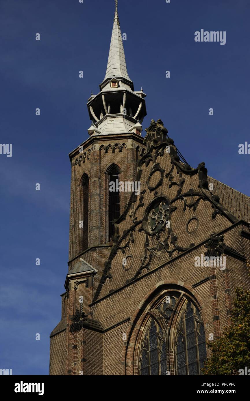 Utrecht. Cathédrale de Saint Catherine. 15ème-16ème siècles. Détail. Banque D'Images