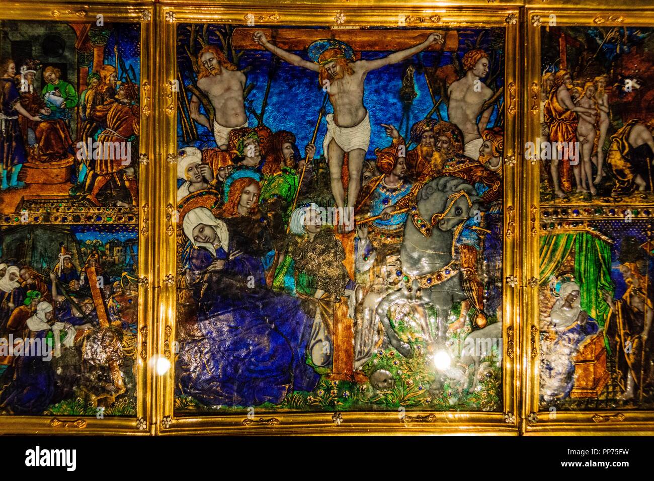 Triptico de la pasion Banque de photographies et d’images à haute ...