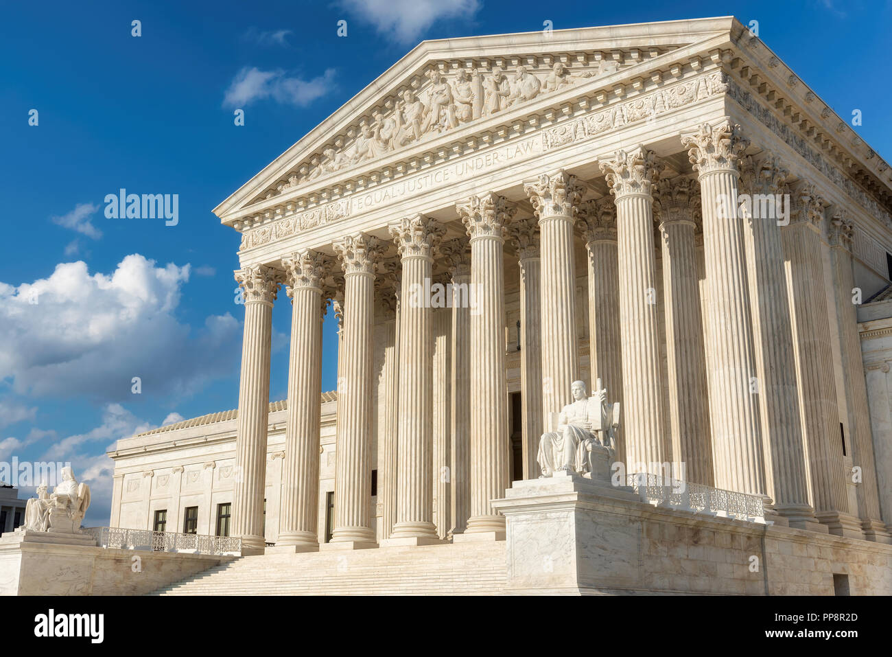 Cour suprême des Etats-Unis à Washington DC Banque D'Images