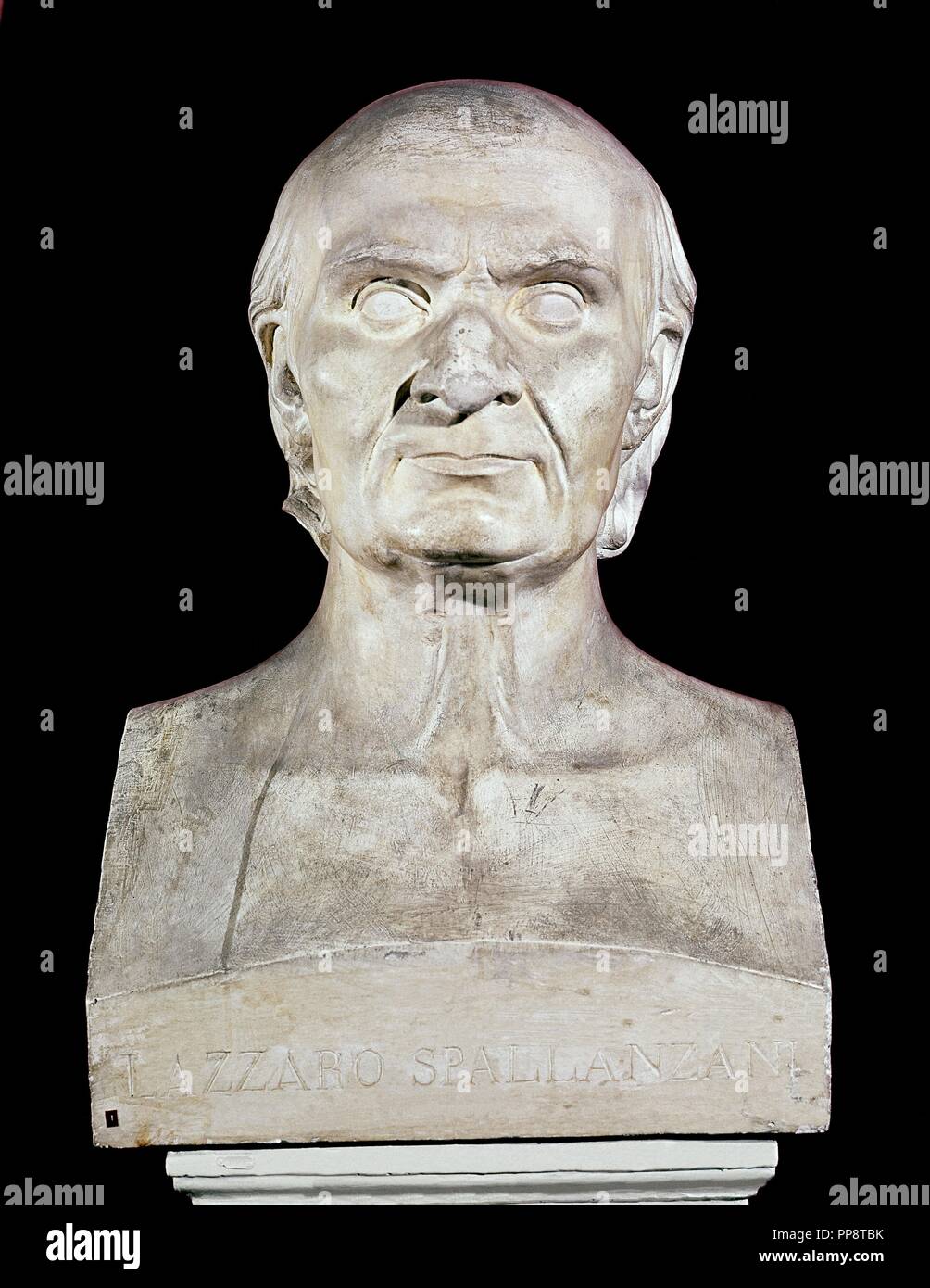 Buste de LAZARO SPALLANZANI (1729-1799) Naturaliste italien. Lieu : INSTITUTO DE HISTORIA DE LA MEDICINA. Rome. Banque D'Images