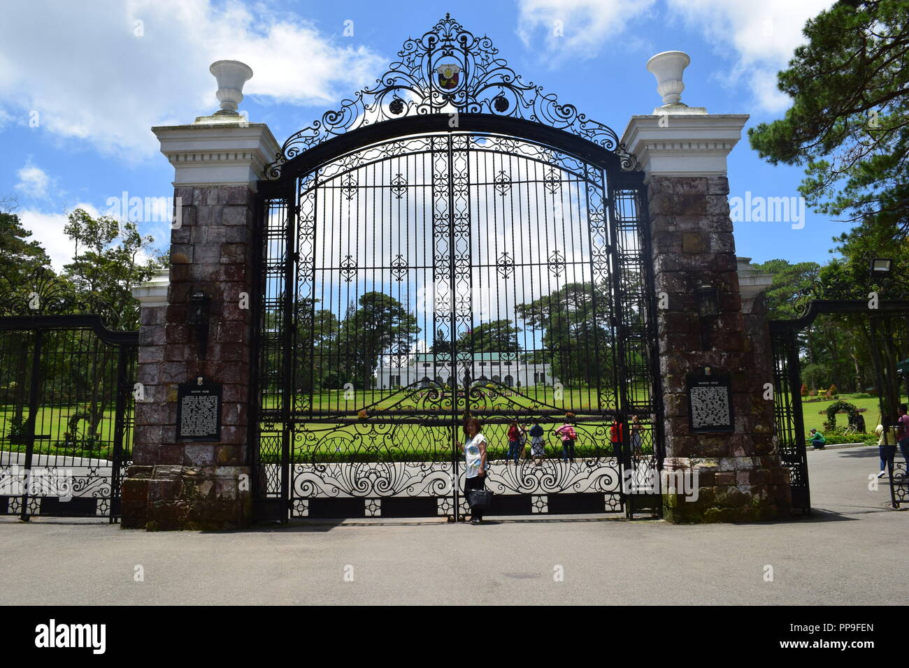 L'hôtel particulier : La Maison Présidentielle à Baguio a été la résidence d'été officielle des présidents des Philippines depuis le Commonwealth Banque D'Images