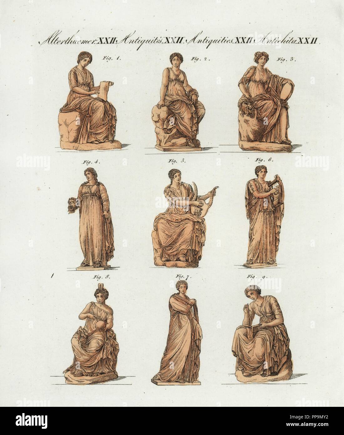 Dieux Grecs Et Romains Les Muses L Euterpe Clio 1 2 3 4 Thalia Terpsichore Melpomene Erato 5 6 8 7 Polyhymnia Urania Et Calliope 9 Coloriee A La Gravure Sur Cuivre Dieux Grecs Et Romains Les Muses L Euterpe Clio 1 2 3 4 Thalia Terpsichore Melpomene Erato 5 6 8 7 Polyhymnia Urania Et Calliope 9 Coloriee A La Gravure Sur Cuivre