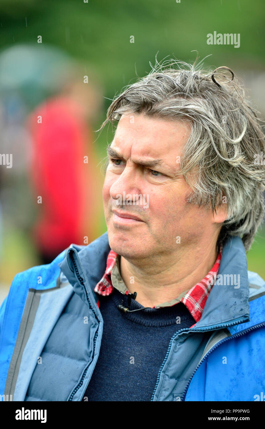 Martin Hughes-Games - nature - présentateur de la BBC dans Hyde Park avant la marche pour la faune, Londres, 22 sept 2018 Banque D'Images