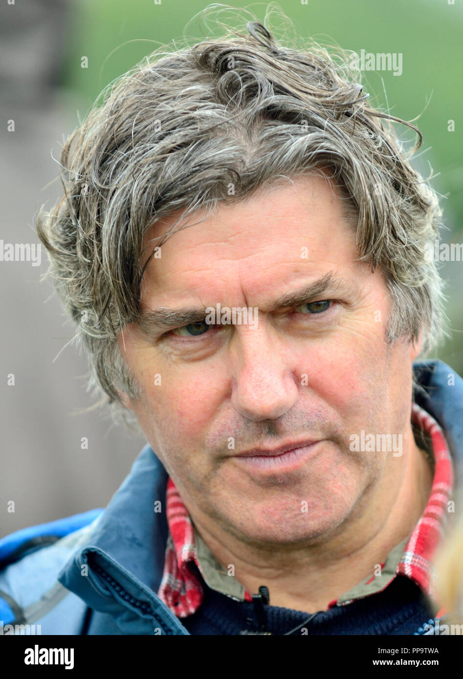 Martin Hughes-Games - nature - présentateur de la BBC dans Hyde Park avant la marche pour la faune, Londres, 22 sept 2018 Banque D'Images