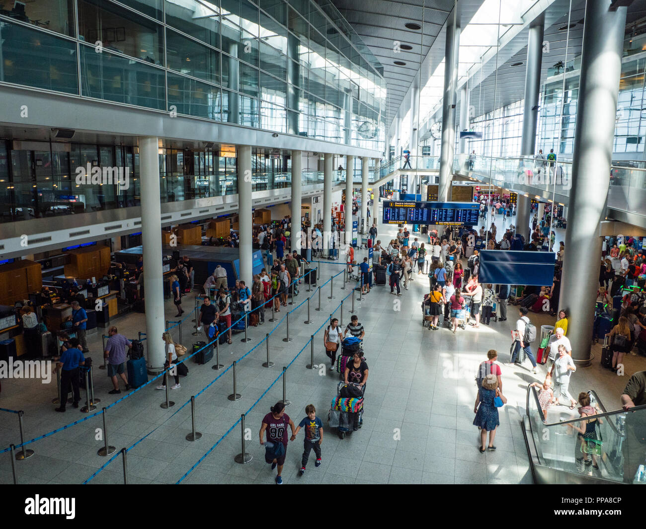 L'aéroport de Copenhague, Copenhague, Danemark, Europe, d'Amager. Banque D'Images