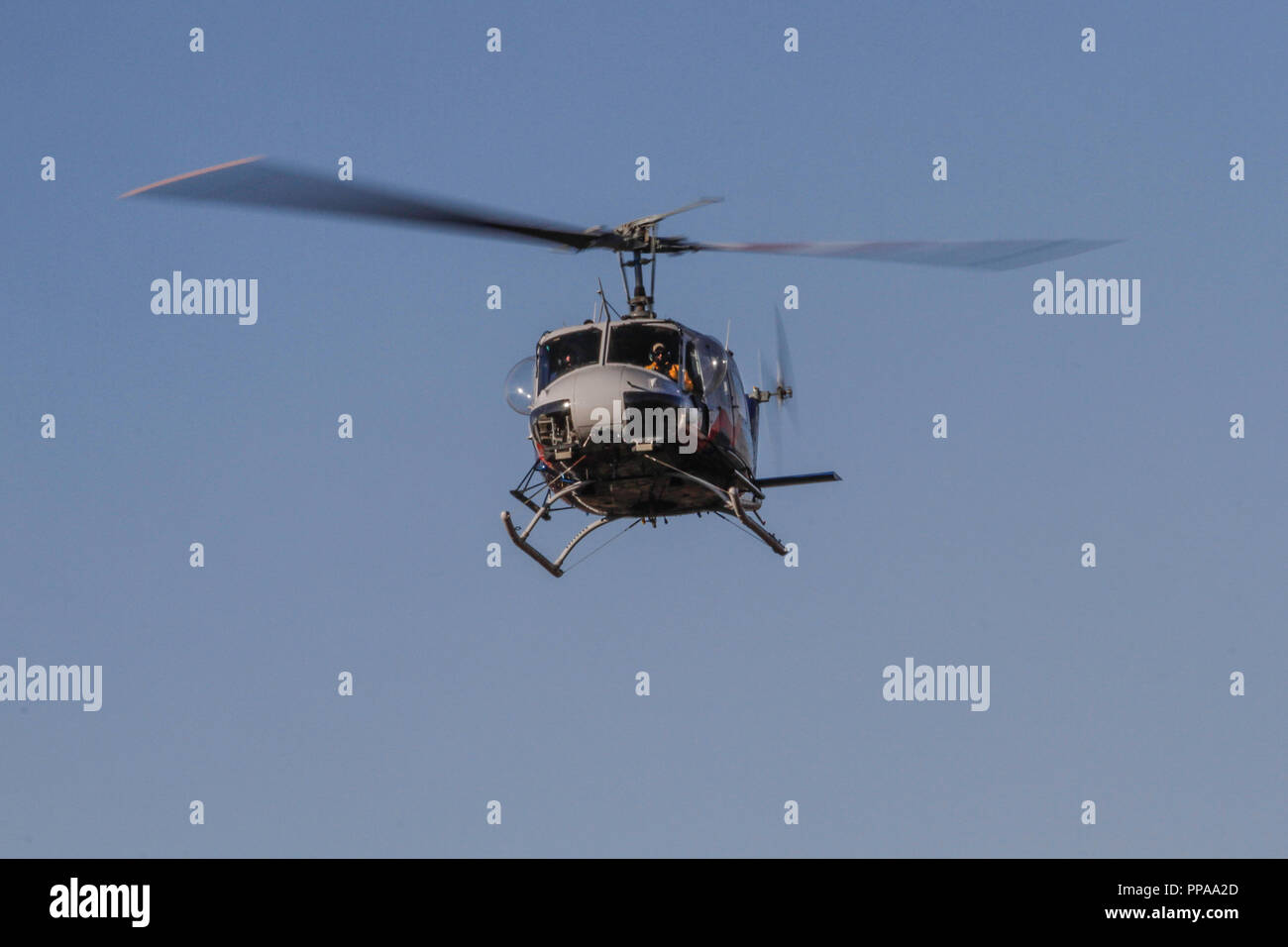 Utilisé par l'hélicoptère Conafor, Commission forestière nationale de lutte contre les incendies de forêts dans la Sierra de Sonora, au Mexique. Juin 2014... (Photo : LuisGutierrez NortePhoto.com) / Helicóptero utilizado por la Conafor, Comision Nacional Forestal para el combate de incendios de los bosques en la Sierra de Sonora, Mexique. juin 2014. (Foto : © LuisGutierrez NortePhoto.com) / Helicóptero. Helico Banque D'Images