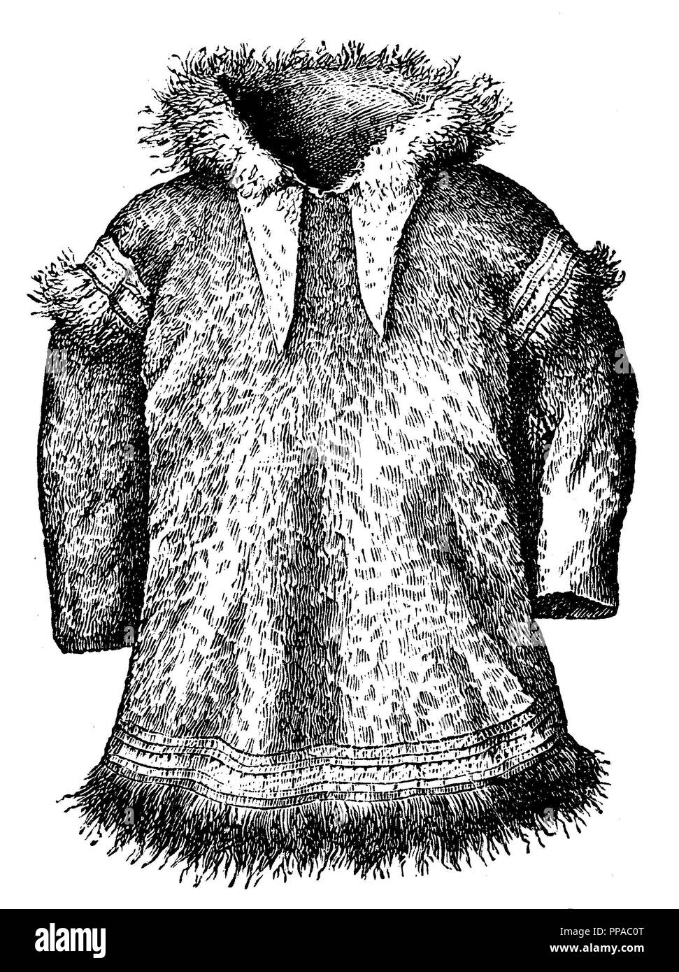 Men's coat de l'Esquimau, Banque D'Images