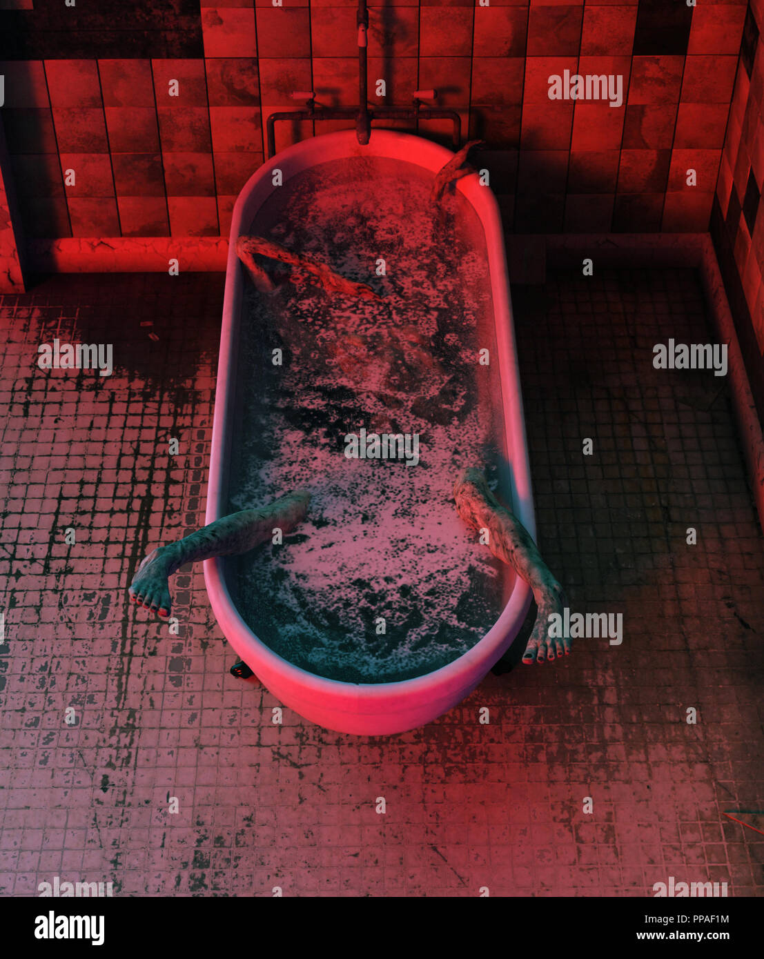 cadavre-baignoire-banque-de-photographies-et-d-images-haute
