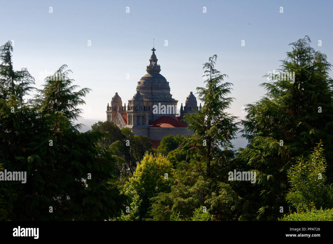 Le sanctuaire de Santa Luzia, Viana do Castelo Banque D'Images