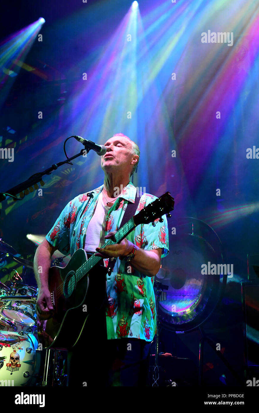 Nick Mason a Saucerful of Secrets, Gary Kemp, Guy Pratt, Lee Harris et Dom Beken, jouer Pink Floyd au Roundhouse, à Chalk Farm Road, London. Banque D'Images