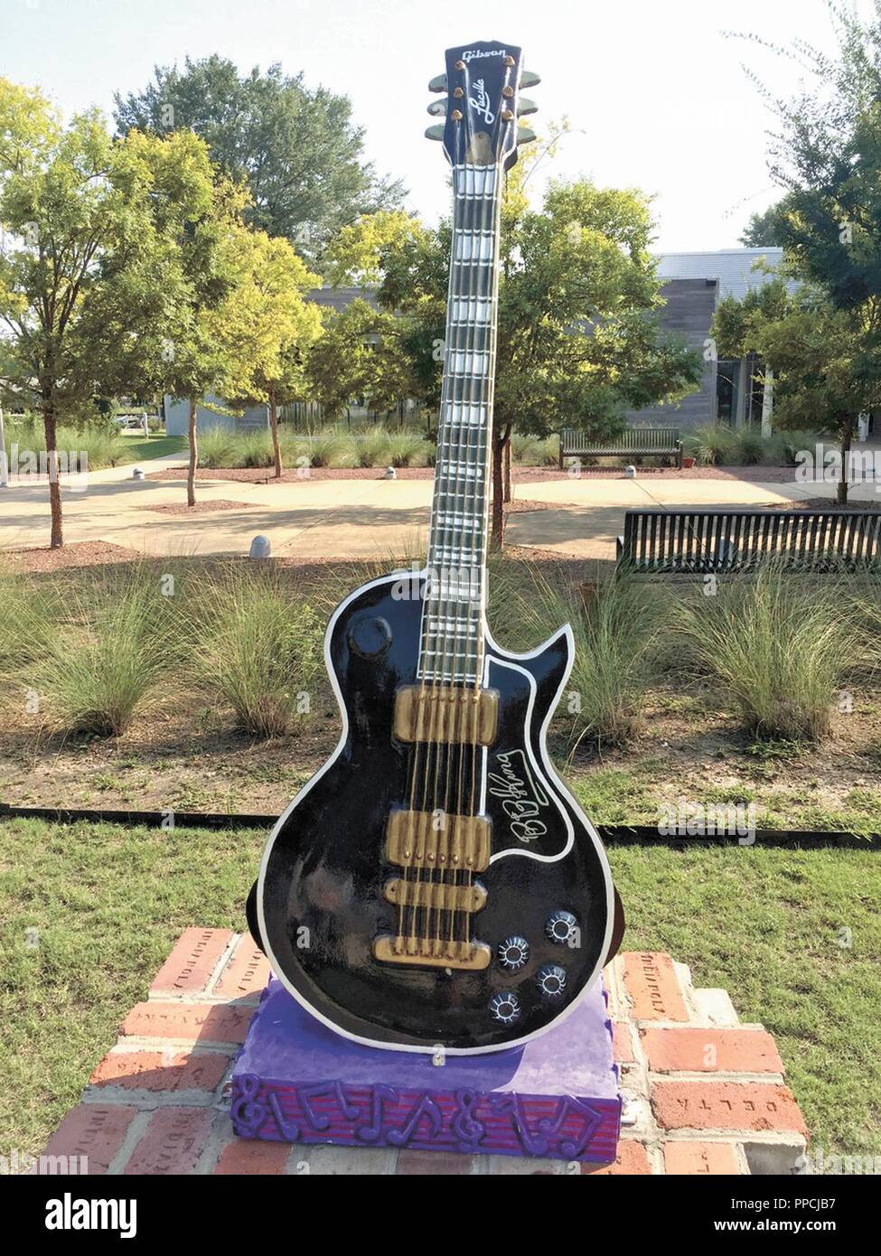 Une réplique de B.B. Kings' guitare, une Gibson Les Paul model roi nommé " Lucille Photo Stock - Alamy