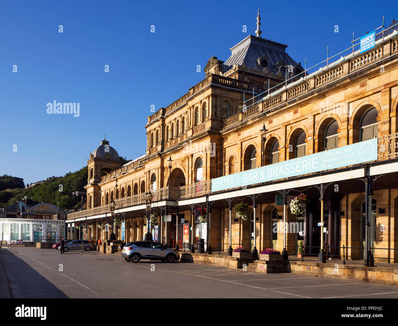 Scarborough Spa et animation de conférences à Scarborough North Yorkshire Angleterre Banque D'Images