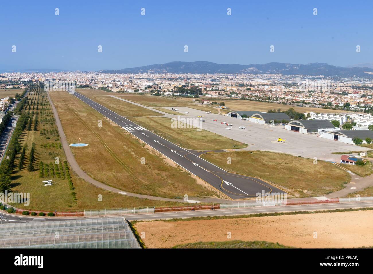 Palma de Majorque, Espagne - 11 mai 2018 : photo aérienne de fils Bonet en Espagne. Dans le monde d'utilisation | Banque D'Images