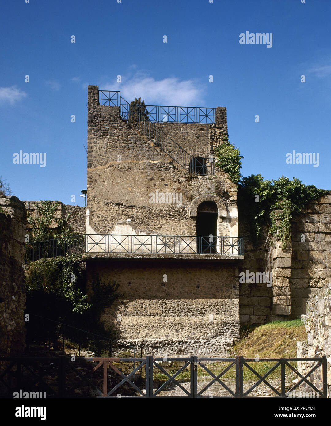 L'Italie. Pompéi. Tour de mercure. Ier siècle avant J.-C. Banque D'Images