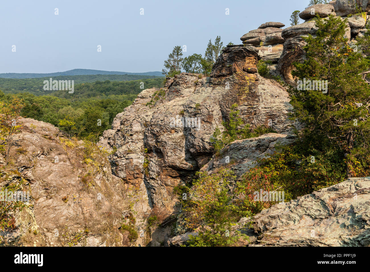 Rock Formations paysage pittoresque Banque D'Images