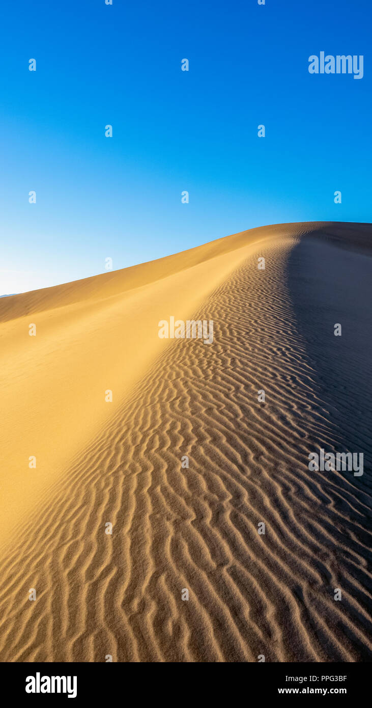 Les dunes de sable de la vallée de la mort Banque D'Images