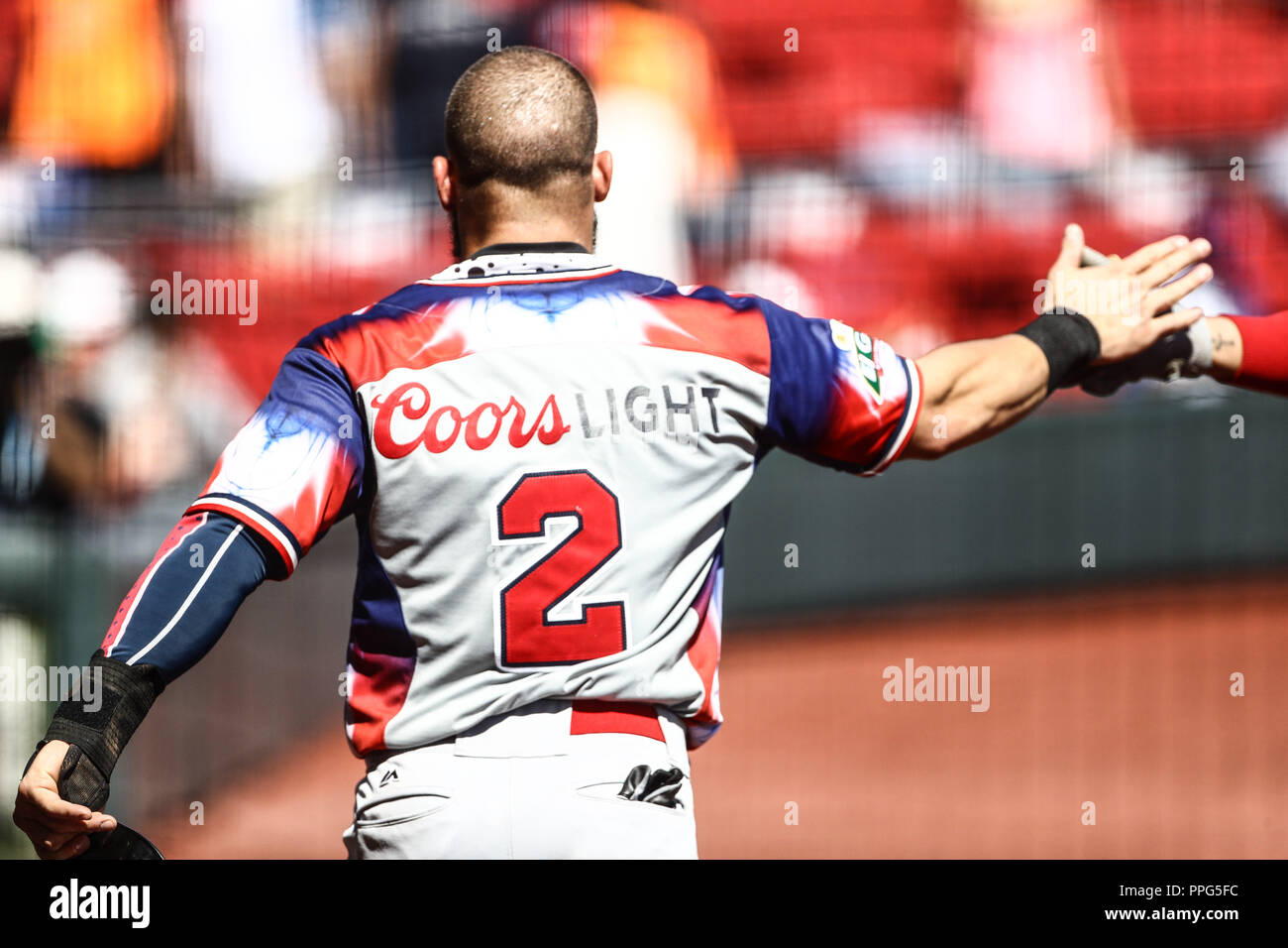 Juan Carlos Perez. . Acciones, durante el partido de beisbol entre Criollos de Caguas de Puerto Rico contra las Águilas Cibaeñas de la République Dominicaine Banque D'Images