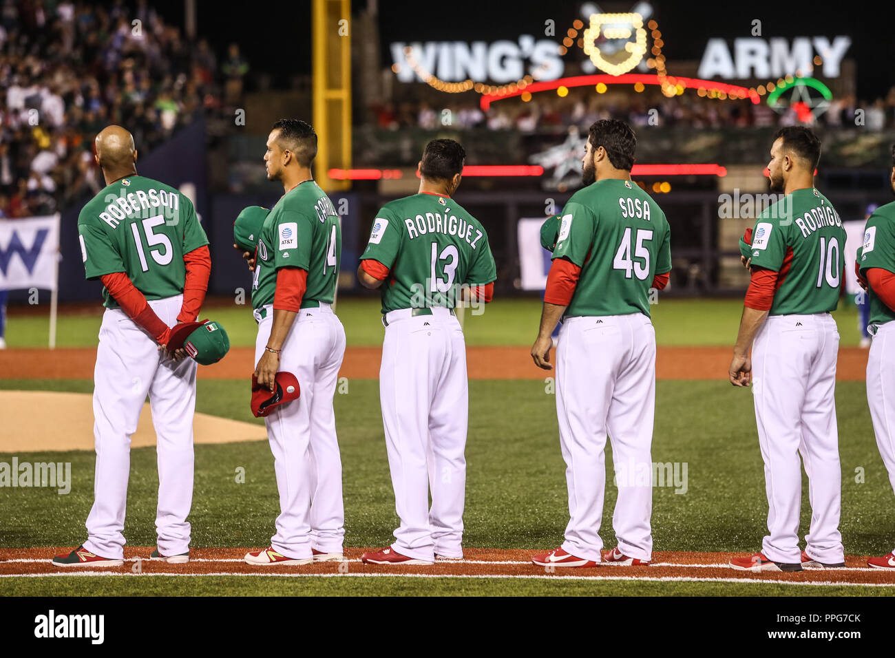 L'équipe du Mexique. Equipo de Mexico. Chris Roberson , Xorge Carrillo (14), de nombreux Rodriguez (13), Humberto Sosa coache, Daniel Rodriguez (10) https://www. Banque D'Images