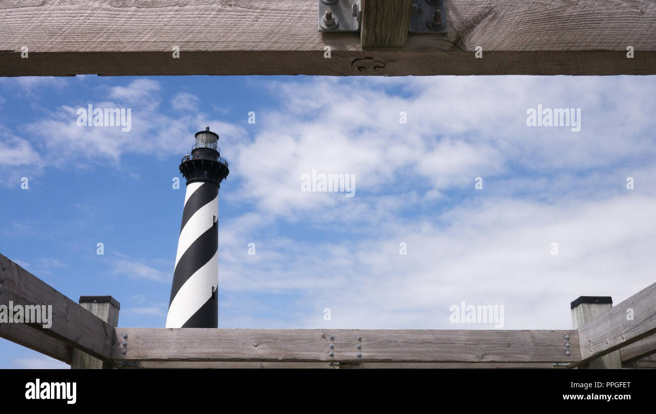 Phare du cap Hatteras, en Caroline du Nord Banque D'Images