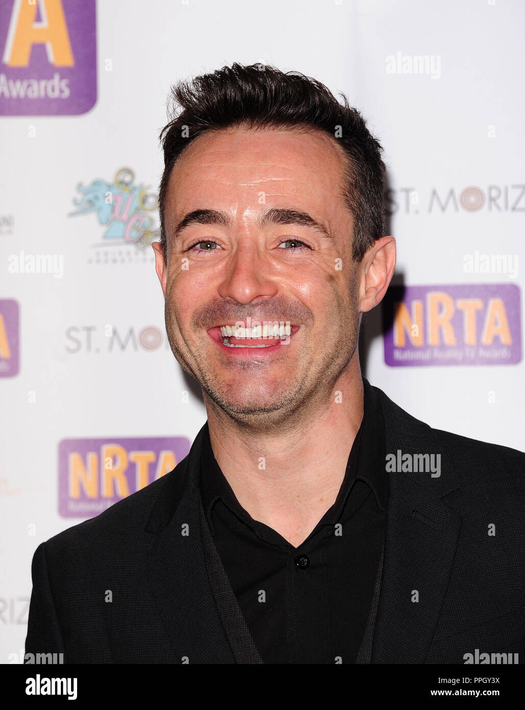 Londres, Royaume-Uni. 25 Septembre, 2018. Joe McFadden participant à la réalité nationale TV Prix à Porchest er Hall Londres mardi 25 septembre 2018. Crédit : Peter Phillips/Alamy Live News Banque D'Images