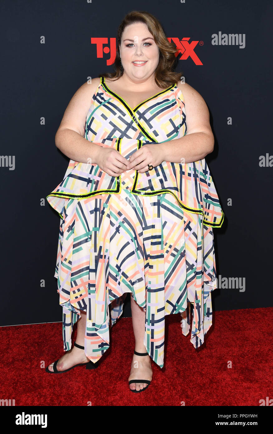 Hollywood, CA, USA. 25 Septembre, 2018. 25 septembre 2018 - Hollywood, Californie - Chrissy Metz . ''C'est nous'' Saison 3 Premiere partie tenue au Paramount Theatre à Paramount Studios. Crédit photo : Birdie Thompson/AdMedia Crédit : Birdie Thompson/AdMedia/ZUMA/Alamy Fil Live News Banque D'Images