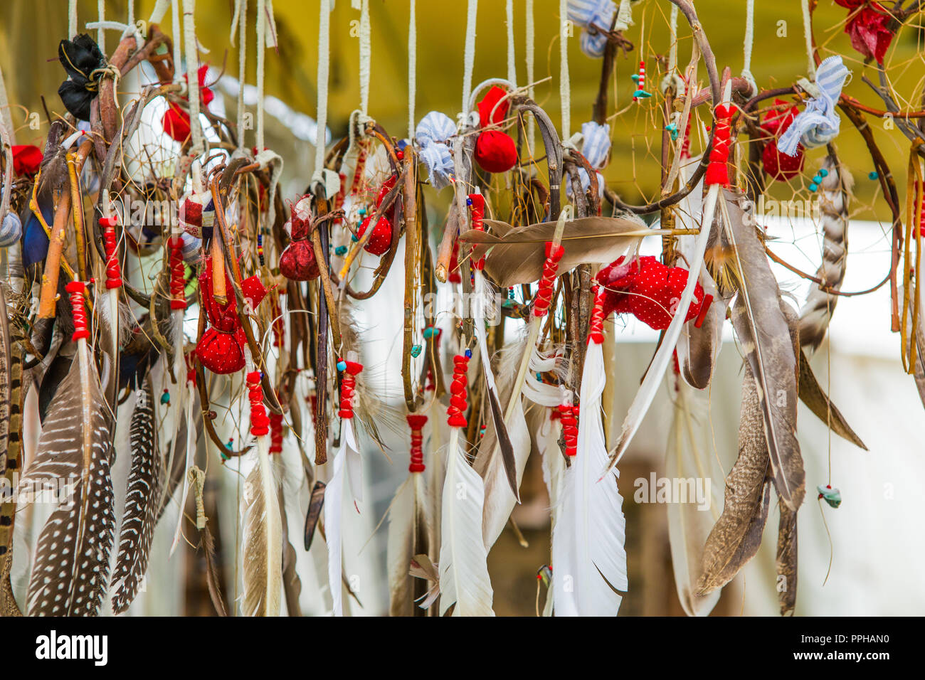 Native American Dream Catchers Banque D'Images