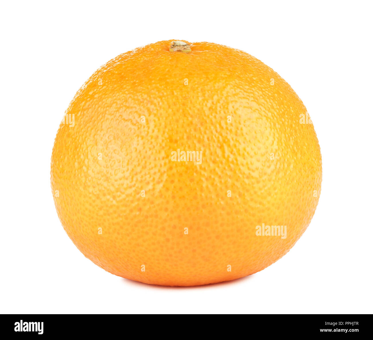 Mandarine, orange isolé sur fond blanc Banque D'Images