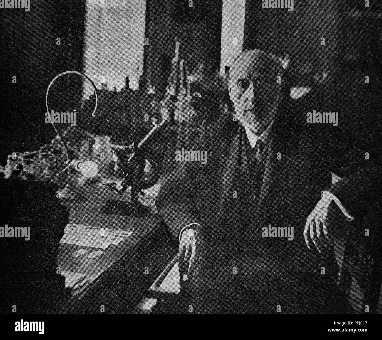 SANTIAGO RAMÓN Y CAJAL 1852-1934. Banque D'Images