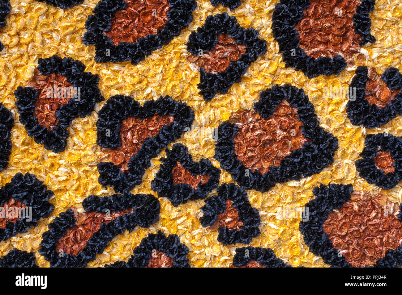 Résumé belle arrière-plan d'un ensemble de fleurs. Banque D'Images