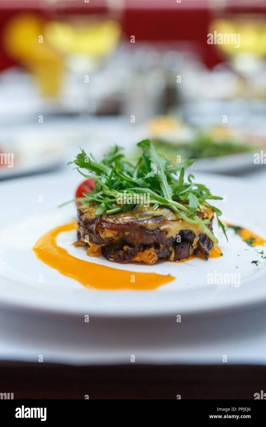 Close up food / gastronomie plats cuisine occidentale Banque D'Images
