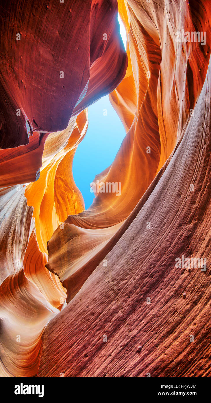 Antelope Canyon, Page, Arizona Banque D'Images