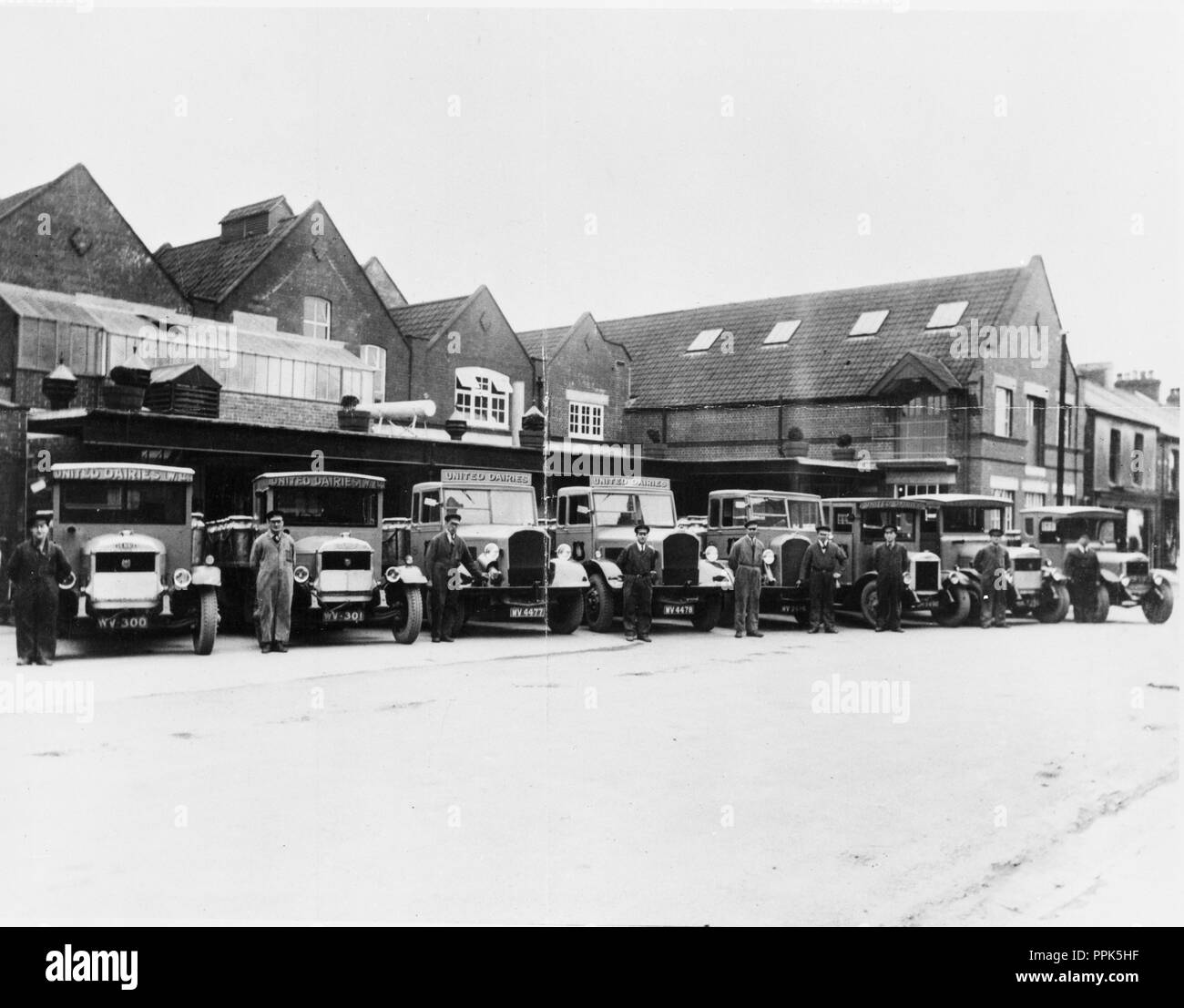 Whitland United Dairies Creamery 1937 Banque D'Images Whitland United Dairies Creamery 1937 Banque D'Images