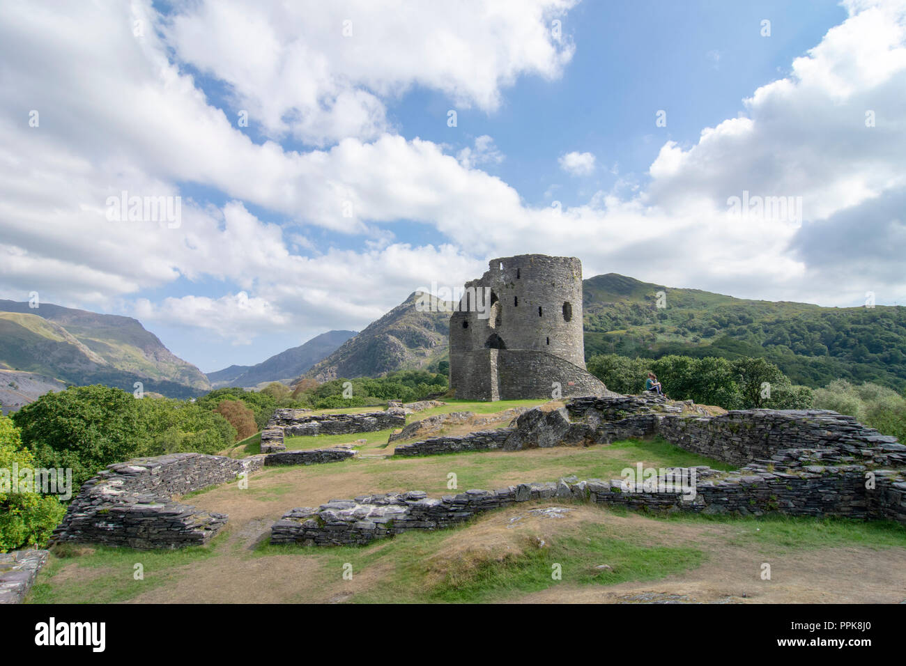 Château de Dolbadarn, Llanberis Banque D'Images