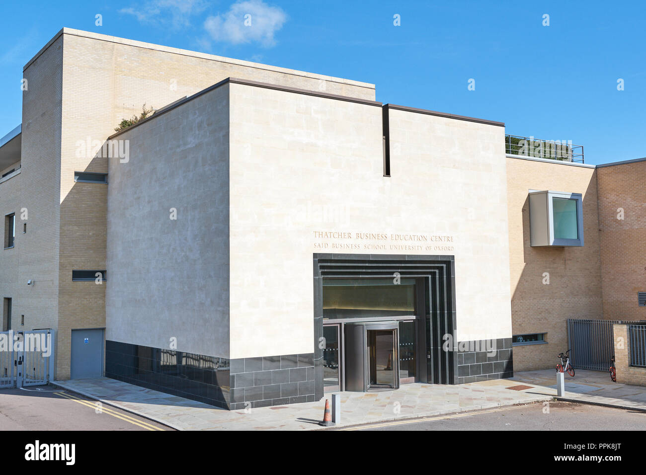 Thatcher education centre, dit business school, université d'Oxford, en Angleterre. Banque D'Images