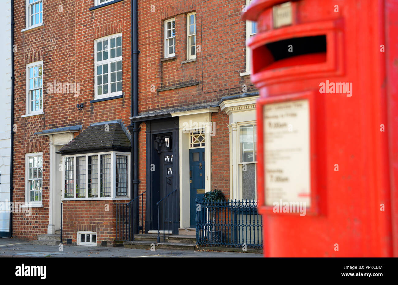 Voir de 78 Derngate, Northampton. La seule maison en Angleterre conçu par Charles Rennie Mackintosh pour W.J. Bassett-Lowke Banque D'Images