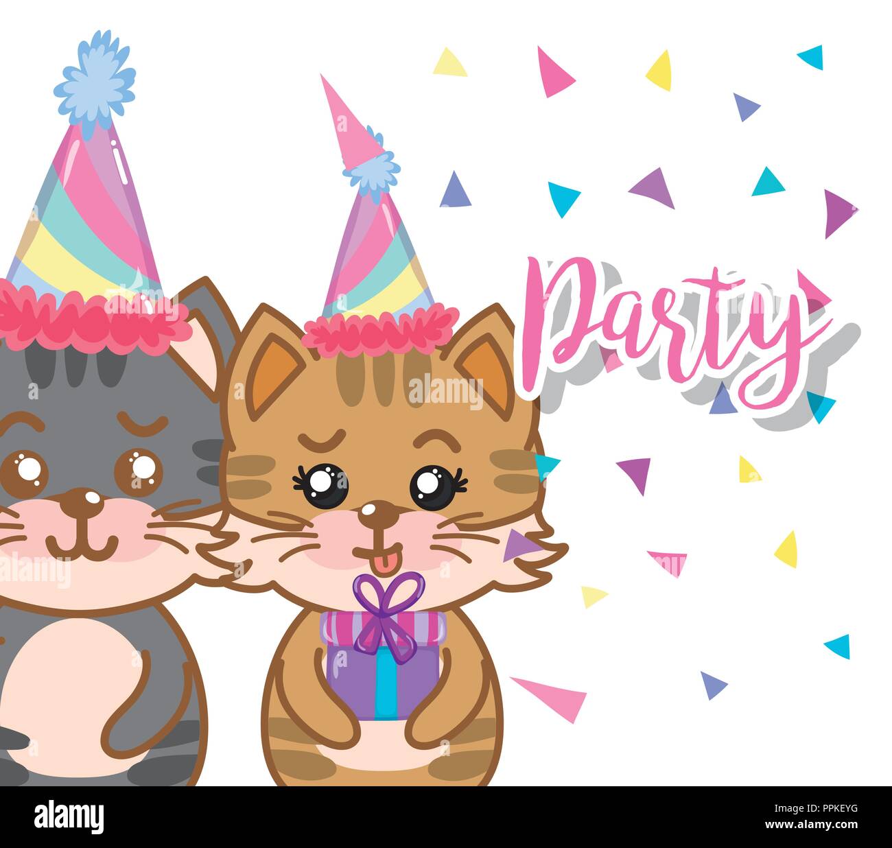 Joyeux Anniversaire Chats Image Vectorielle Stock Alamy Joyeux Anniversaire Chats Image Vectorielle Stock Alamy
