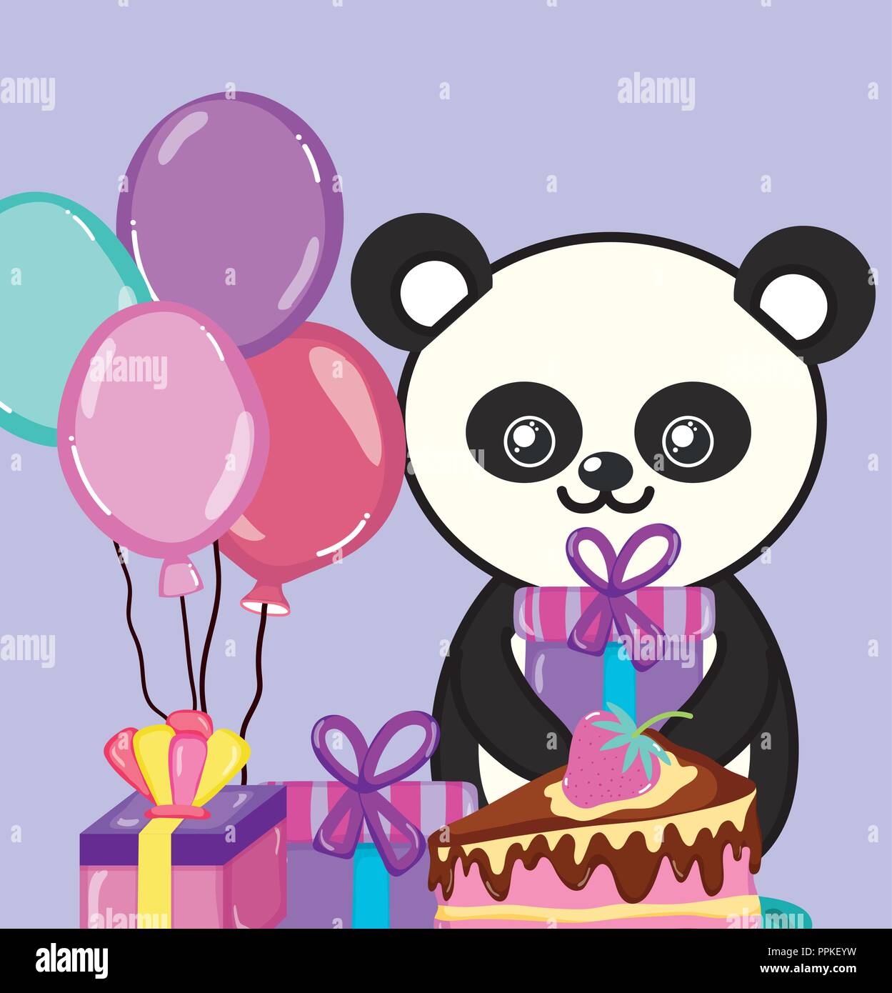 Joyeux Anniversaire Panda Cartoon Image Vectorielle Stock Alamy Joyeux Anniversaire Panda Cartoon Image Vectorielle Stock Alamy
