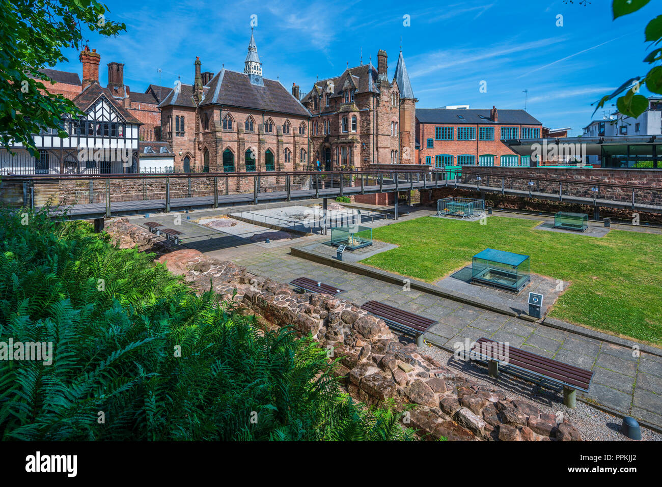 Jardins du prieuré, Coventry, West Midlands, Angleterre, Royaume-Uni, Europe Banque D'Images