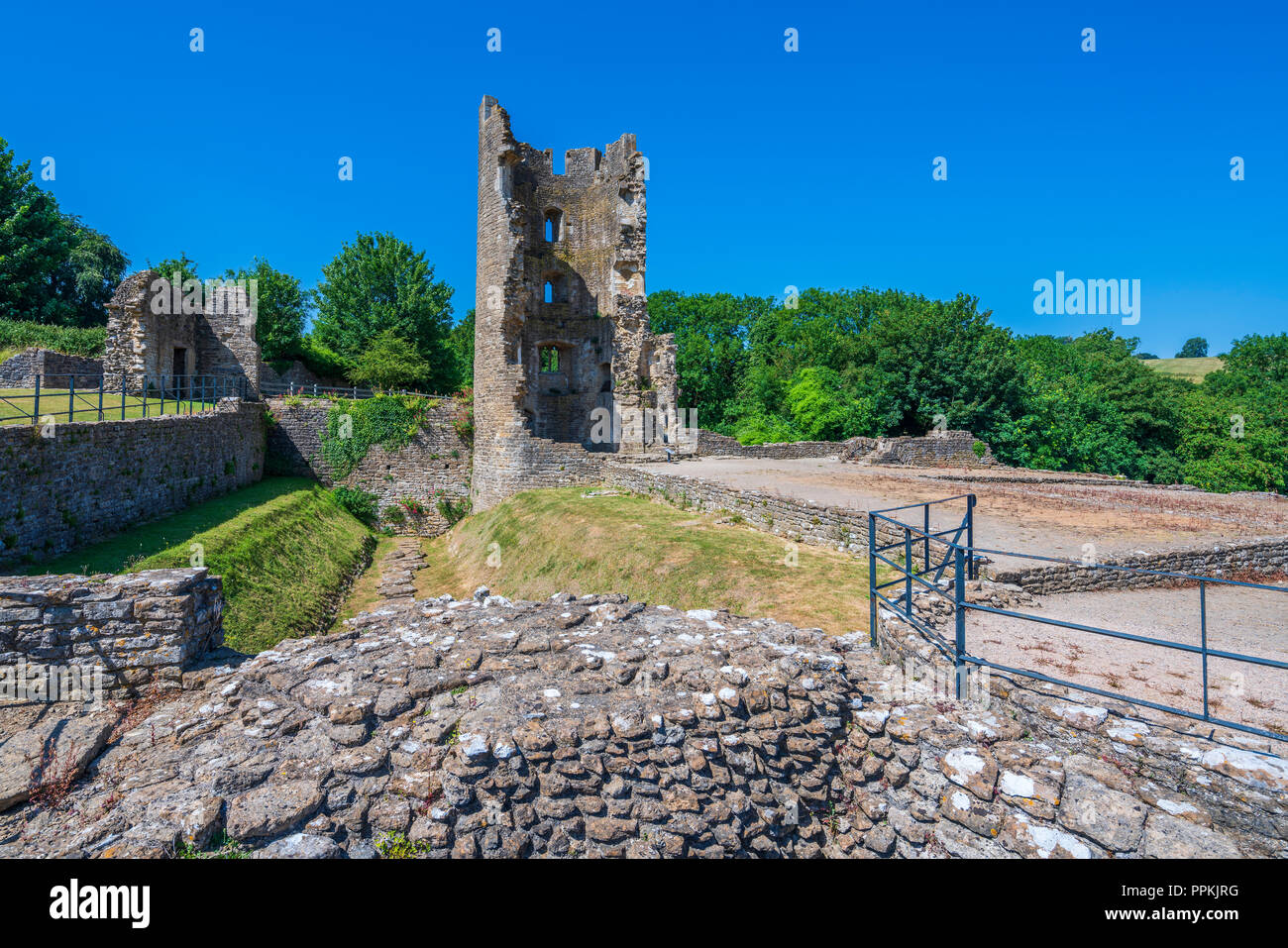 Farleigh Hungerford Castle, Somerset, Angleterre, Royaume-Uni, Europe Banque D'Images