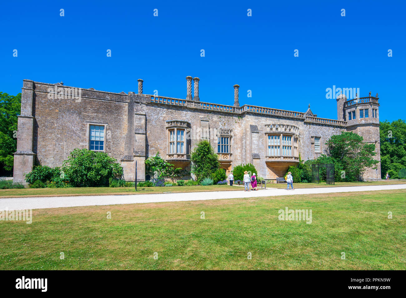 Abbaye de Lacock, Lacock, Wiltshire, Angleterre, Royaume-Uni, Europe Banque D'Images