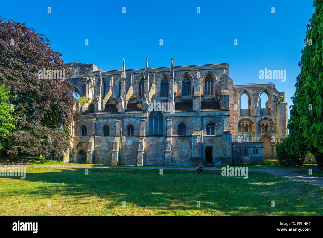 L'Abbaye de Malmesbury, Wiltshire, Angleterre, Royaume-Uni, Europe Banque D'Images