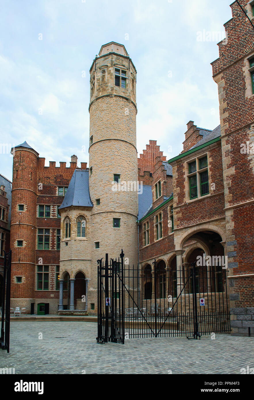 L'architecture de Gand, Gand, Belgique Banque D'Images