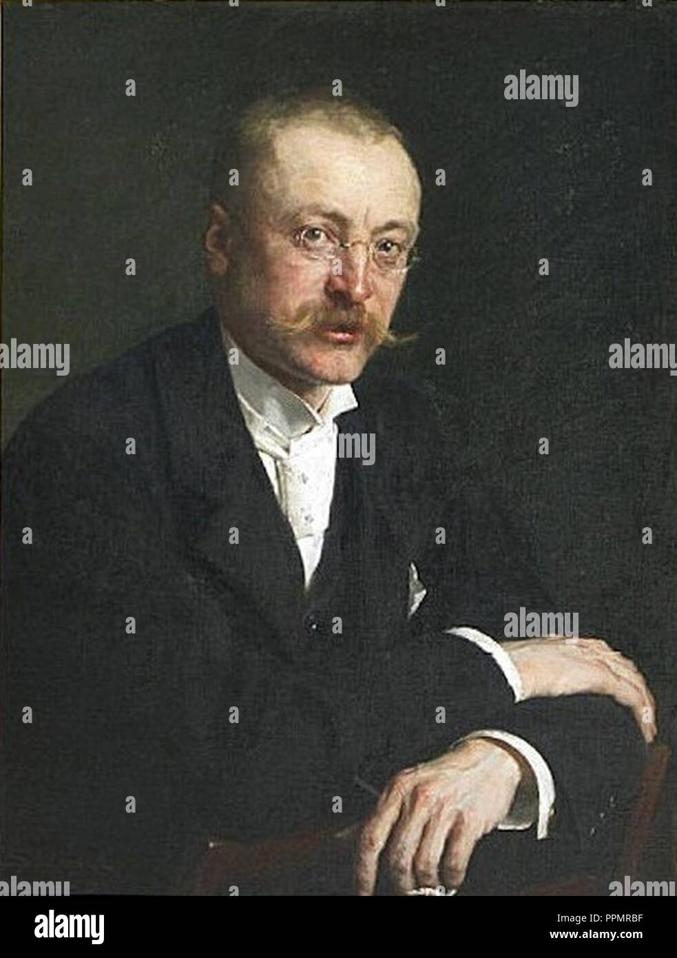 Boje Peter Lorenz Alfred Benzon (1855-1932) par P S Krøyer. Banque D'Images