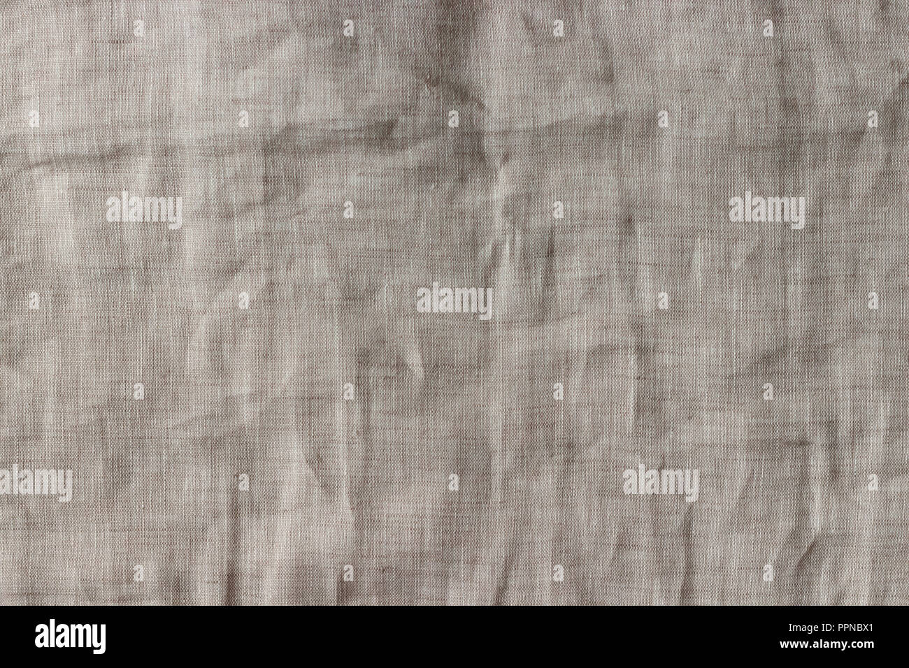 Tissu en lin naturel contexte close up Banque D'Images