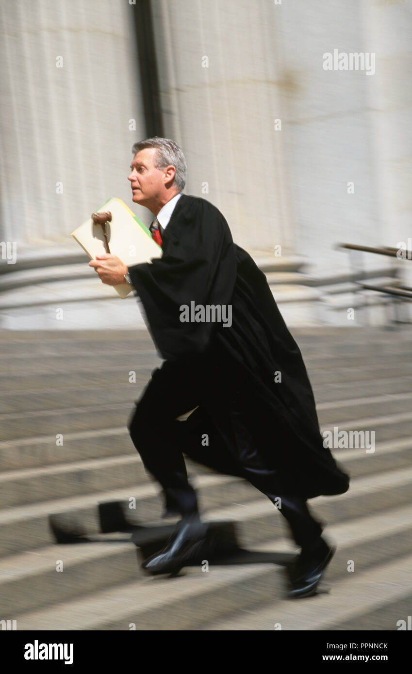 En se dépêchant de juge Robes palais Étapes, USA Banque D'Images