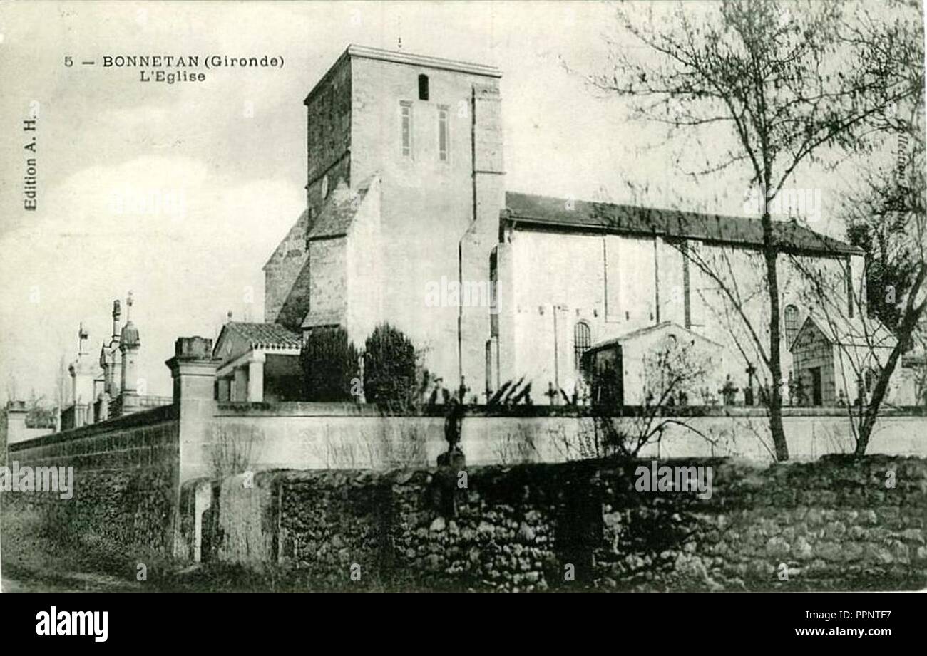 Lignan-de-Bordeaux - église 2. Banque D'Images