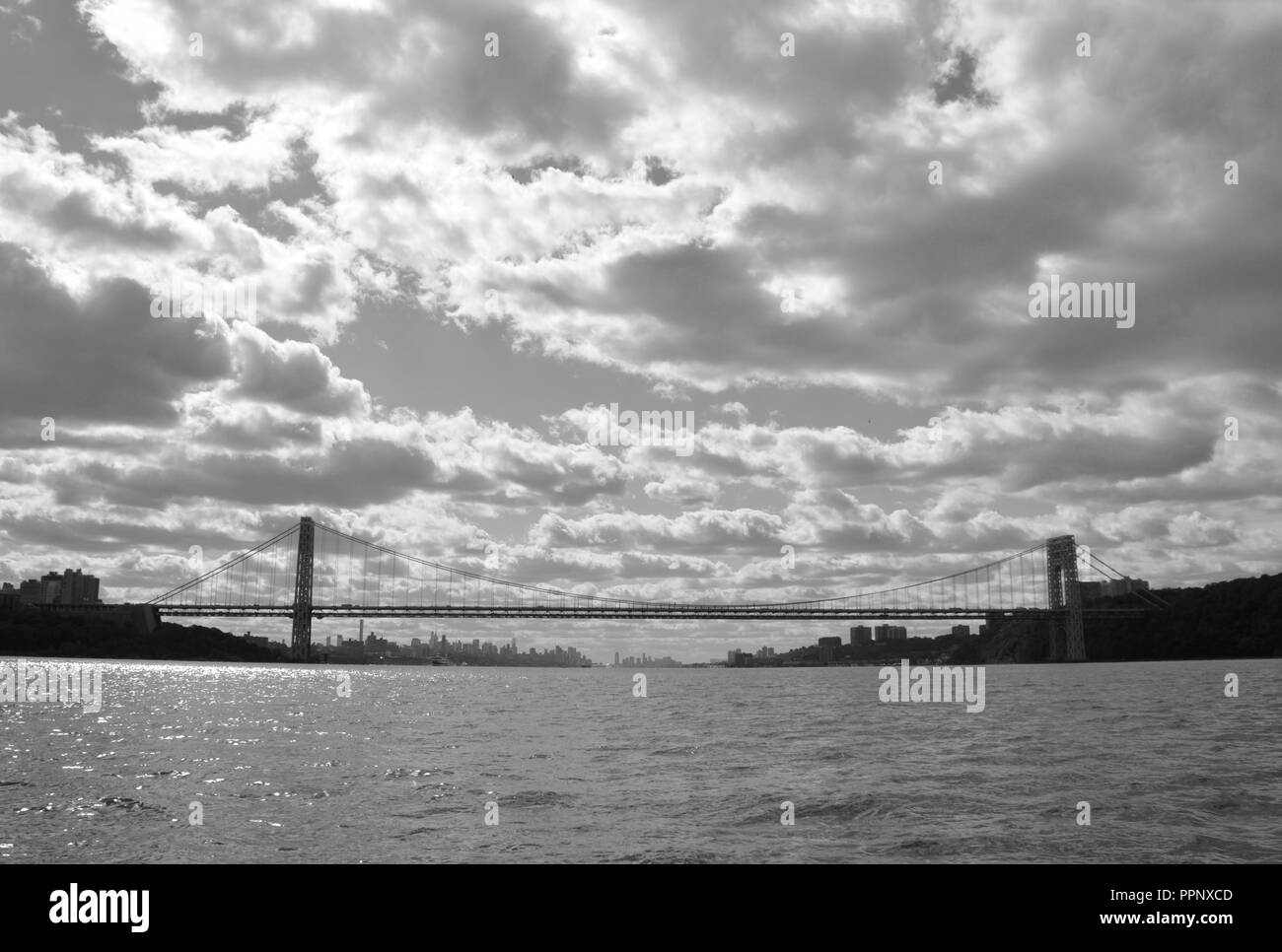 Washington Bridge, New York City, USA Banque D'Images